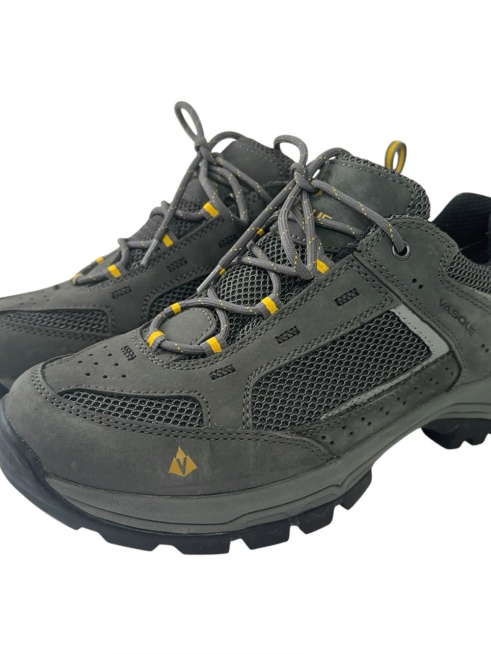 Vasque Breeze 2 Shoes Mens Size 9.5 Gore-Tex Hiking Suede Leather Gray